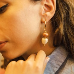 Brass Earring 3x24mm