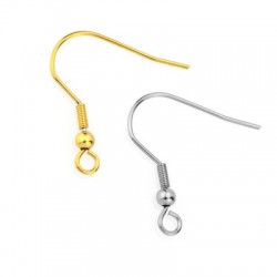 Stainless Steel 304 Earring Hook 19x18mm/0.7mm