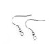 Crochets d'oreilles design 19x18mm/0.7mm en Acier Inoxydable 304