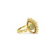 Anneau en Laiton Zircon œil 15 x 20 mm