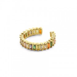 Brass Ring w/ Zircon 23mm