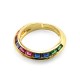 Brass Ring w/ Zircon 22mm