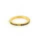 Anello in Ottone con Zirconi 22mm