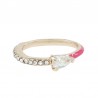 Or/ Rose fuchsia/ Transparent