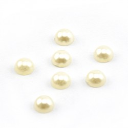 Pearl ABS Flatback Round 5mm