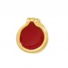 24K Gold Plated/ Cherry Red