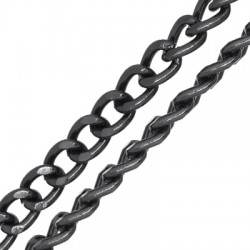 Aluminium Chain Oval Rings 11x15mm/3mm