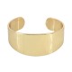 Brass Bracelet Base 64mm