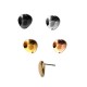 Brass Earring Drop 10x12mm