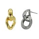 Orecchino in Metallo Ottone Catena 28x15mm