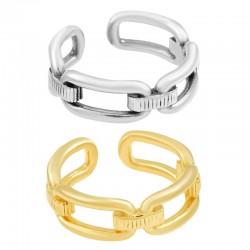 Brass Finger Ring Chain 6x20mm