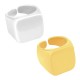 Anillo de Metal Latón Cuadrado Ajustable 16mm