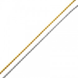 Chaîne maille boule 1.5mm en Acier Inoxydable 304