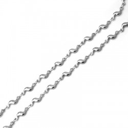 Stainless Steel 304 Αλυσίδα Κύμα 3mm