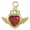 Gold/ Garnet Red
