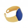 Placcato oro 24 carati/ Blu navy