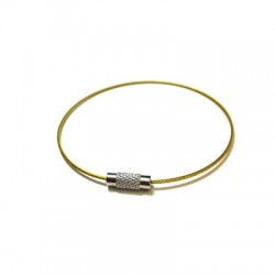 Semi finished Bracelet 19cm Wire 1mm