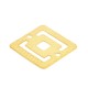 Conector de Metal Laton Cuadrado 11mm