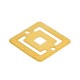 Brass Connector Square 11mm