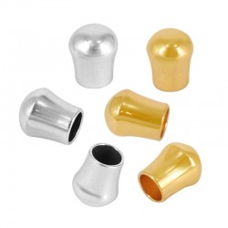 Brass End Cap 6x5mm Ø3.2mm
