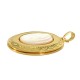 Brass Talisman Openable with Madonna & Shell Base 24x30mm