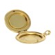 Brass Talisman Openable with Madonna & Shell Base 24x30mm