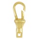 Fermoir Mousqueton Pivotant en Laiton 8 x 23 mm