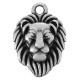 Zamak Charm Lion Head 11x16mm