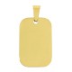 Colgante de Acero Inoxidable Chapa Rectangular 16,5x25mm/1,5mm