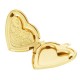 Charm cœur en Laiton « Love You » Ouvrable avec Fleur 19 mm