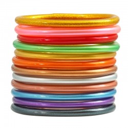 Bracelet rond en PVC 5 mm