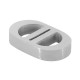 Intercalaire Oval 11x18mm/3.2mm en Acier Inoxydable 304