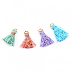 Polyester Cotton Tassel with ring (~15mm)