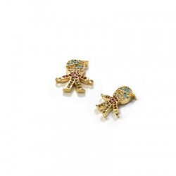 Connecteur mâle en Laiton Zircon 11 x 15 mm