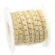 Artificial Suede Cord with Rivets 5mm (5m/spool)