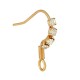 Stainless Steel 304 Earring with Hoop & Strass 16x19mm