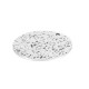 Brass Charm Round Hammered 20mm