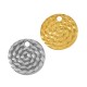 Brass Charm Round 10mm