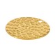 Brass Charm Round 15mm