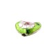 Cloisonné Bead Heart Flower 17mm (Ø1.5mm)