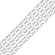 Μεταλλική Ατσάλινη Αλυσίδα Οβάλ Κρίκοι 2.6x3mm