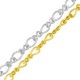 Steel Chain Oval Rings 2.6x3mm