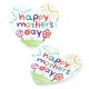 Plexi Acrylic Pendant Heart "happy mother’s day" 35x42mm