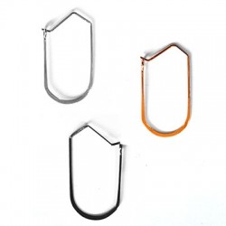 Brass Earring 17x32mm