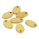 Ciondolo Ovale in Acciaio Inossidabile 6X10 Mm/1 mm Ø1 mm