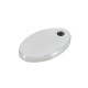 Stainless Steel Charm Oval 6x10mm/1mm (Ø1mm)