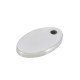 Stainless Steel Charm Oval 7x12mm/1mm (Ø1.2mm)