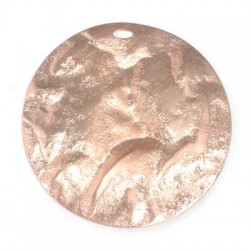 Pendentif Rond en Métal/Laiton 60mm