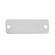 Conector de Acero Inoxidable Chapa Rectangular 24x18mm/1,2mm (Ø1,8mm)
