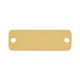 Intercalaire Étiquette 24x8mm/1.1mm (Ø1.8mm) en Acier Inoxydable 304